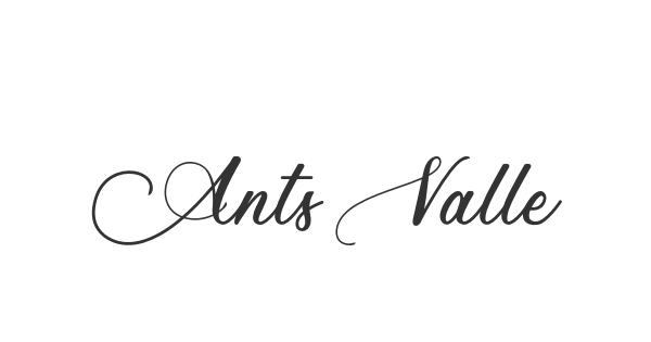 Ants Valley font thumb